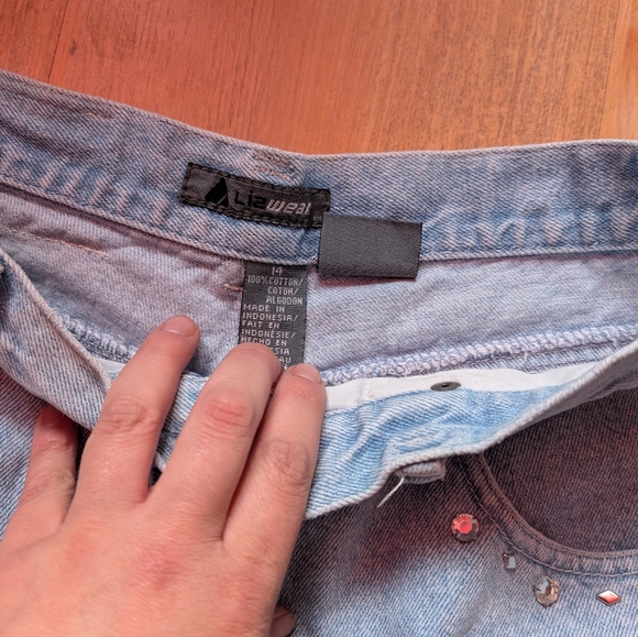 Vintage Liz Women's Straight Leg High Waist Light Jeans Jeans - Picture 5 of 10